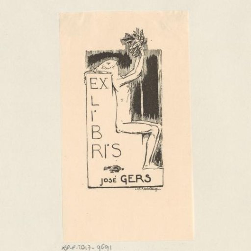 Ex libris of José Gers