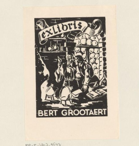 Ex libris of Bert Grootaert