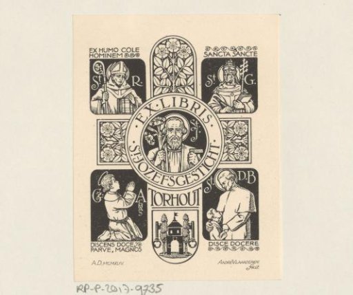 Ex libris of the St. Joseph's Convent, Turnhout