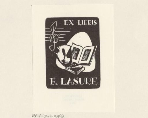 Ex libris of Frans Lasure