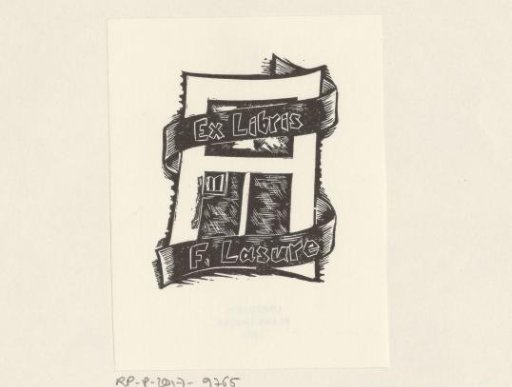 Ex libris of Frans Lasure