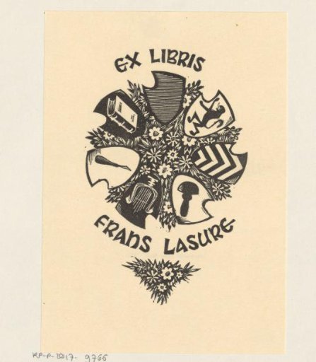 Ex libris of Frans Lasure