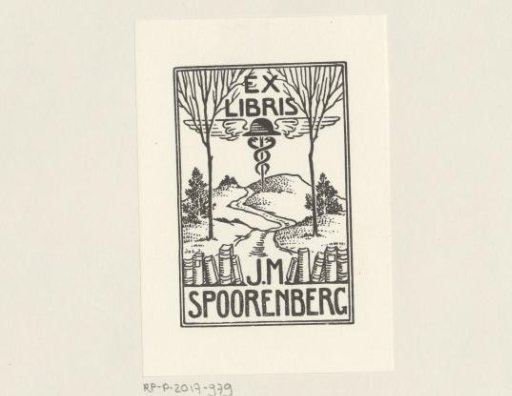 Ex libris of J.M. Spoorenberg