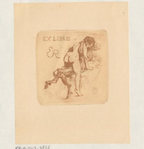 Ex libris of E.R.