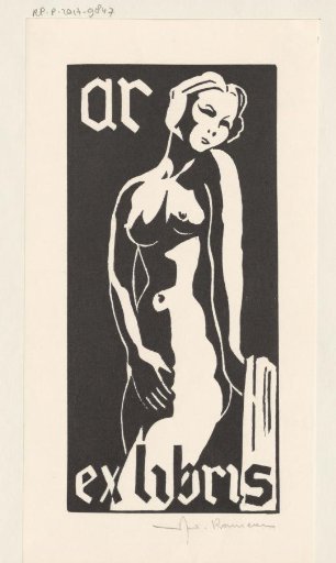 Ex libris of Antoine Rousseau