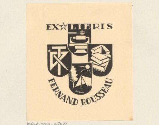 Ex libris of Fernand Rousseau