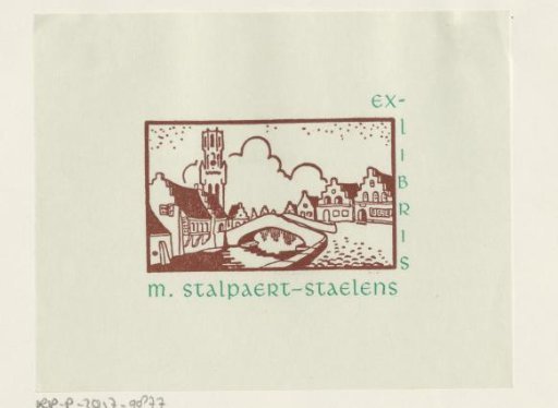 Ex libris of M. Stalpaert-Staelens
