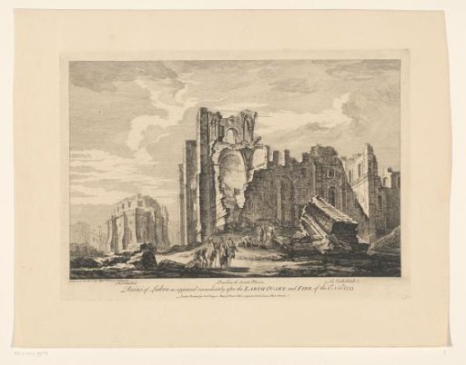 Ruin of the Cathedral of Lisbon, 1755