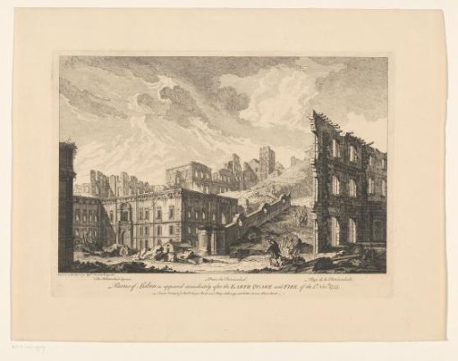 Ruin of the Buildings on the Square of the Patriarchs in Lisbon, 1755