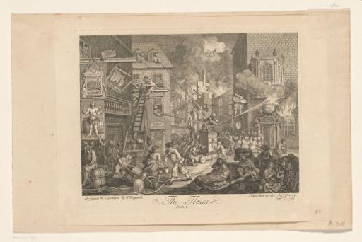 Satirical print on the state of the country, 1762