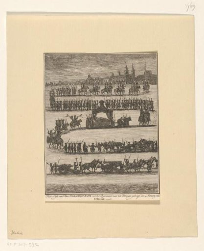 Funeral of Pope Clement XIII, 1769