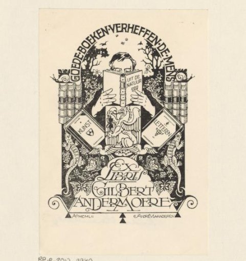 Ex Libris of Gilbert Vandermoere