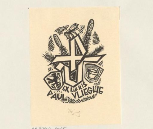Ex libris of Paul Vlieghe