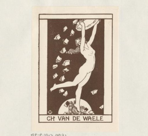 Ex libris of Charles Van de Waele