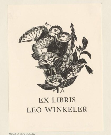 Ex libris of Leo Winkeler