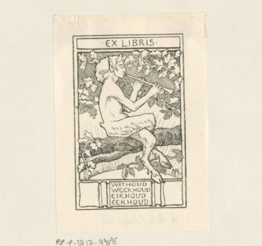 Ex libris of Georges Eekhoud