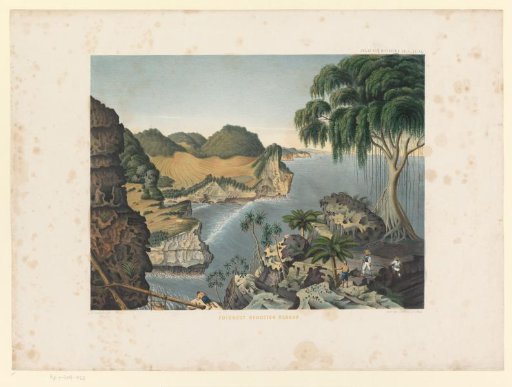 View of the south coast of Java