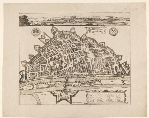 Map and View of Regensburg