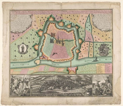 Map and view of Trier