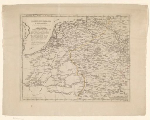 Map of Germany, the Netherlands, and Northern France