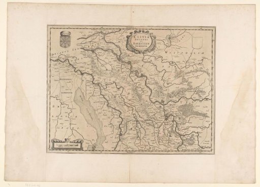 Map of the Duchy of Cleves and the Land of Ravenstein