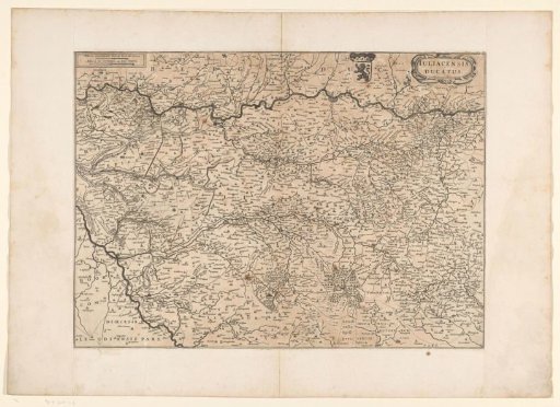 Map of the Duchy of Jülich