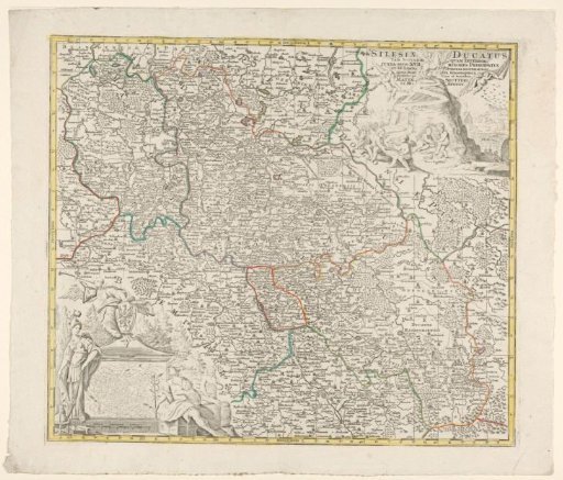 Map of the Duchy of Silesia