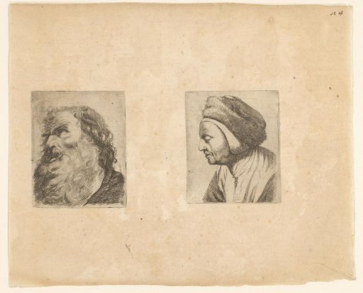 Tronies of an Old Man and an Old Woman