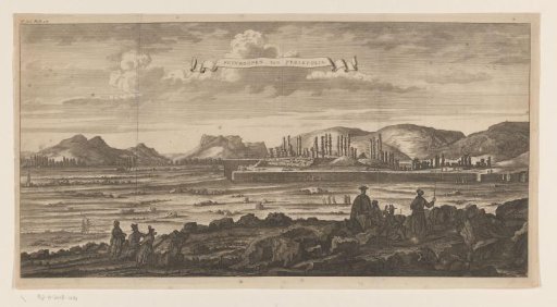 View of the ruins of Persepolis