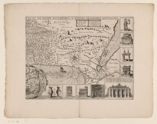 Map of the Holy Land, right part