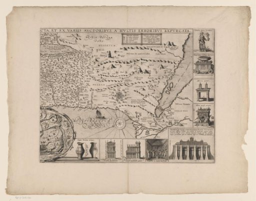Map of the Holy Land, right part