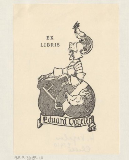 Ex libris of Eduard Vogeler
