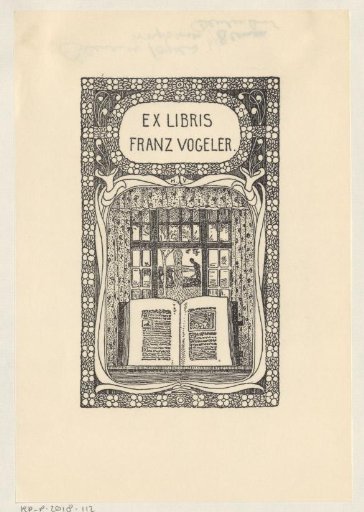 Ex libris of Franz Vogeler