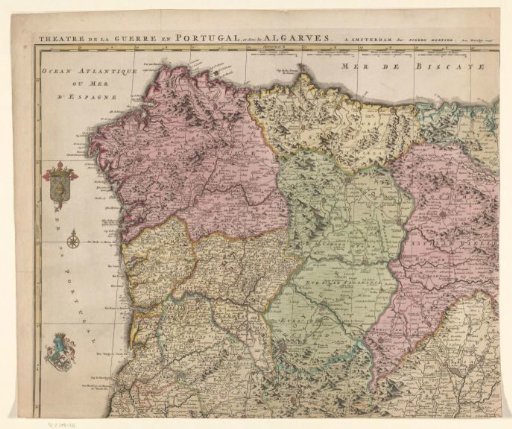 Map of Northern Portugal and Northwest Spain