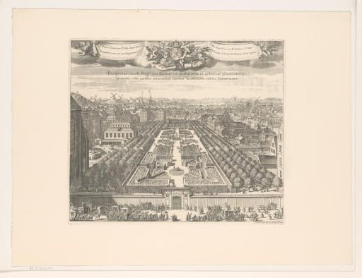 View of the King's gardens, in Stockholm