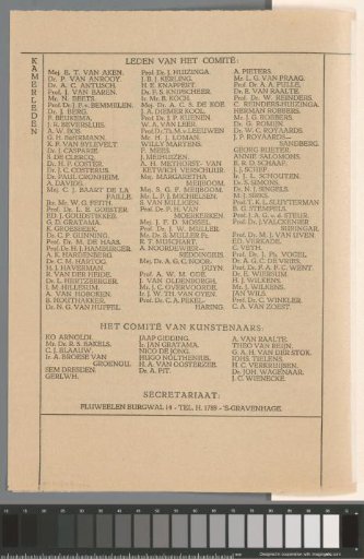 Text accompanying portraits of the Committee for the election of independent members of parliament