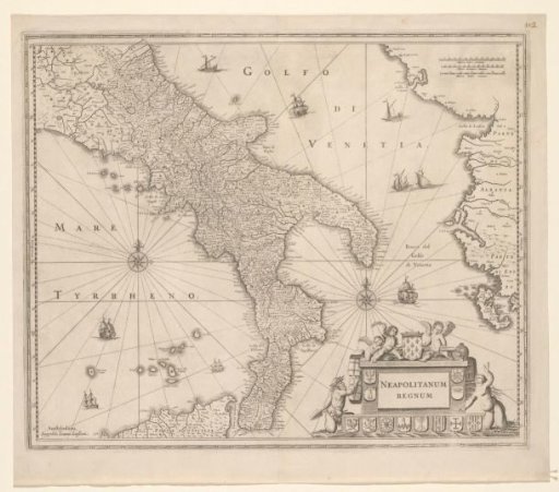 Map of the Kingdom of Naples
