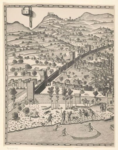 View of Florence (Left Panel)
