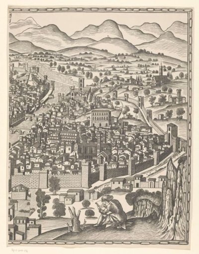 View of Florence (Right Panel)