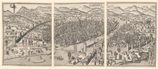 View of Florence, Consisting of Three Parts