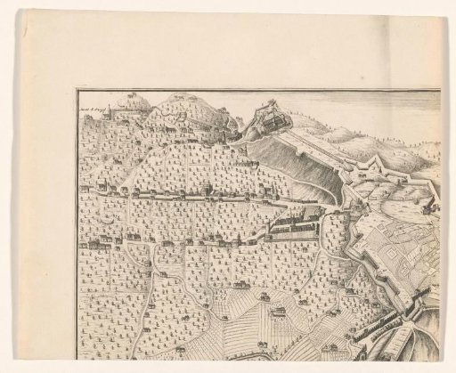 Plan of Bergamo (Top Left Section)