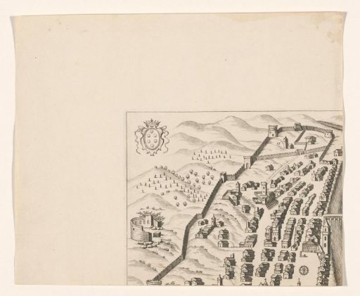 Plan of an Italian City (Top Left Section)