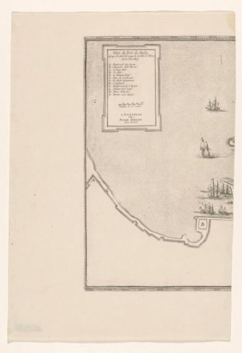 Map of the Harbour of Naples (Left Part)