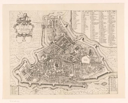 Map of Padua