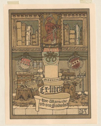 Ex libris of Ilse Warnecke-von Landwüst
