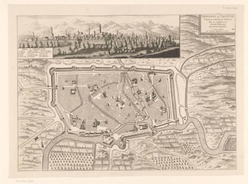 Map and view of Treviso