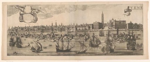 View of Venice (left part)