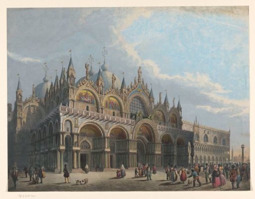 View of the Basilica of San Marco
