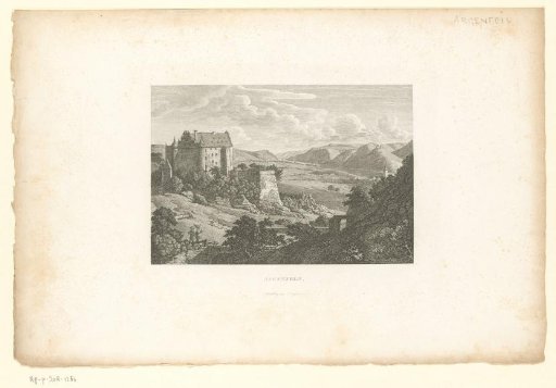 View of Arenfels Castle