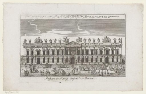 View of the front of the Zeughaus, Berlin